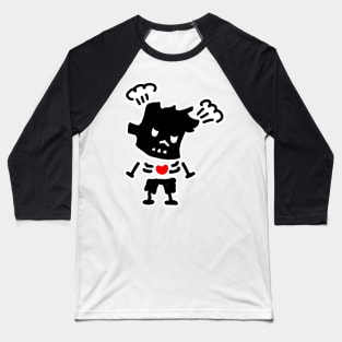 angry zombie boy Baseball T-Shirt